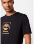 TIMBERLAND Tricou maro caramel / negru - Pled.ro