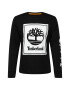 TIMBERLAND Tricou negru / alb - Pled.ro