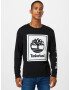 TIMBERLAND Tricou negru / alb - Pled.ro