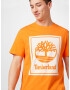 TIMBERLAND Tricou portocaliu / alb natural - Pled.ro