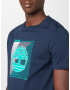 TIMBERLAND Tricou safir / albastru aqua / alb - Pled.ro