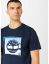 TIMBERLAND Tricou turcoaz / safir / alb - Pled.ro