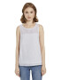 TOM TAILOR DENIM Top alb - Pled.ro