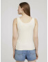 TOM TAILOR DENIM Top alb - Pled.ro