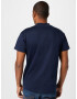 TOM TAILOR DENIM Tricou albastru noapte / alb - Pled.ro