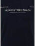 TOM TAILOR DENIM Tricou albastru noapte / alb murdar - Pled.ro