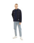 TOM TAILOR DENIM Tricou bleumarin / alb - Pled.ro