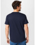 TOM TAILOR DENIM Tricou bleumarin / alb - Pled.ro