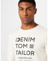 TOM TAILOR DENIM Tricou crem / negru - Pled.ro