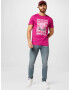 TOM TAILOR DENIM Tricou crem / verde pin / roz / magenta - Pled.ro