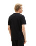 TOM TAILOR DENIM Tricou negru / alb - Pled.ro