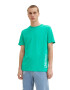 TOM TAILOR DENIM Tricou verde jad / alb - Pled.ro