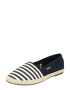 TOM TAILOR Espadrile bleumarin / alb - Pled.ro