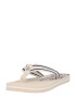 TOM TAILOR Flip-flops bej / bleumarin / alb - Pled.ro