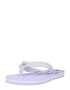 TOM TAILOR Flip-flops gri / lila / alb - Pled.ro