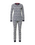 TOM TAILOR Pijama albastru / alb - Pled.ro