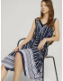 TOM TAILOR Rochie bleumarin / alb - Pled.ro