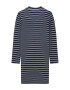 TOM TAILOR Rochie bleumarin / alb - Pled.ro