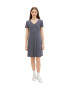 TOM TAILOR Rochie bleumarin / albastru deschis / alb - Pled.ro