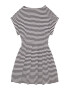 TOM TAILOR Rochie gri metalic / alb - Pled.ro