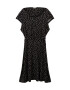 TOM TAILOR Rochie maro / negru / alb - Pled.ro