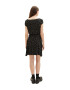 TOM TAILOR Rochie maro / negru / alb - Pled.ro