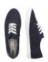 TOM TAILOR Sneaker low bleumarin / alb - Pled.ro