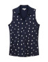 TOM TAILOR Top bleumarin / alb - Pled.ro