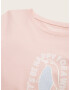 TOM TAILOR Tricou albastru deschis / mov pastel / roz deschis / alb - Pled.ro