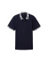 TOM TAILOR Tricou albastru marin / alb - Pled.ro