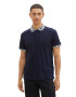 TOM TAILOR Tricou albastru marin / alb - Pled.ro