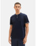 TOM TAILOR Tricou albastru marin / alb - Pled.ro