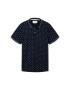 TOM TAILOR Tricou albastru noapte / albastru deschis / alb - Pled.ro