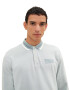 TOM TAILOR Tricou albastru pastel / alb - Pled.ro