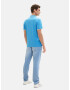 TOM TAILOR Tricou azur / alb - Pled.ro