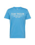 TOM TAILOR Tricou azuriu / alb - Pled.ro