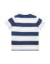 TOM TAILOR Tricou bej / albastru marin / albastru deschis / alb - Pled.ro