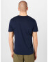 TOM TAILOR Tricou bleumarin / alb - Pled.ro