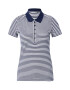 TOM TAILOR Tricou bleumarin / alb - Pled.ro