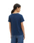 TOM TAILOR Tricou bleumarin / alb - Pled.ro