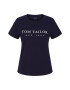 TOM TAILOR Tricou bleumarin / alb - Pled.ro