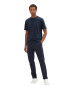 TOM TAILOR Tricou bleumarin / alb - Pled.ro