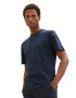 TOM TAILOR Tricou bleumarin / alb - Pled.ro