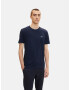 TOM TAILOR Tricou bleumarin / alb - Pled.ro