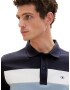 TOM TAILOR Tricou bleumarin / albastru fumuriu / alb - Pled.ro