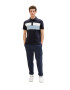 TOM TAILOR Tricou bleumarin / albastru fumuriu / alb - Pled.ro