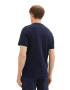 TOM TAILOR Tricou bleumarin / azuriu - Pled.ro