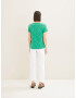 TOM TAILOR Tricou bleumarin / verde / alb - Pled.ro