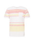 TOM TAILOR Tricou galben / roșu pastel / alb - Pled.ro