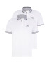 TOM TAILOR Tricou gri / alb - Pled.ro